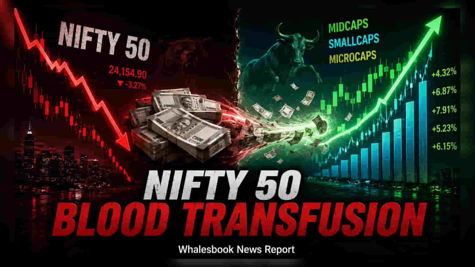 Nifty 50 Share Price: गुंतवणूकदारांनी मोठ्या कंपन्यांमधून पैसे काढले; विक्रमी नीचांकी पातळीवर पोहोचली हिस्सेदारी