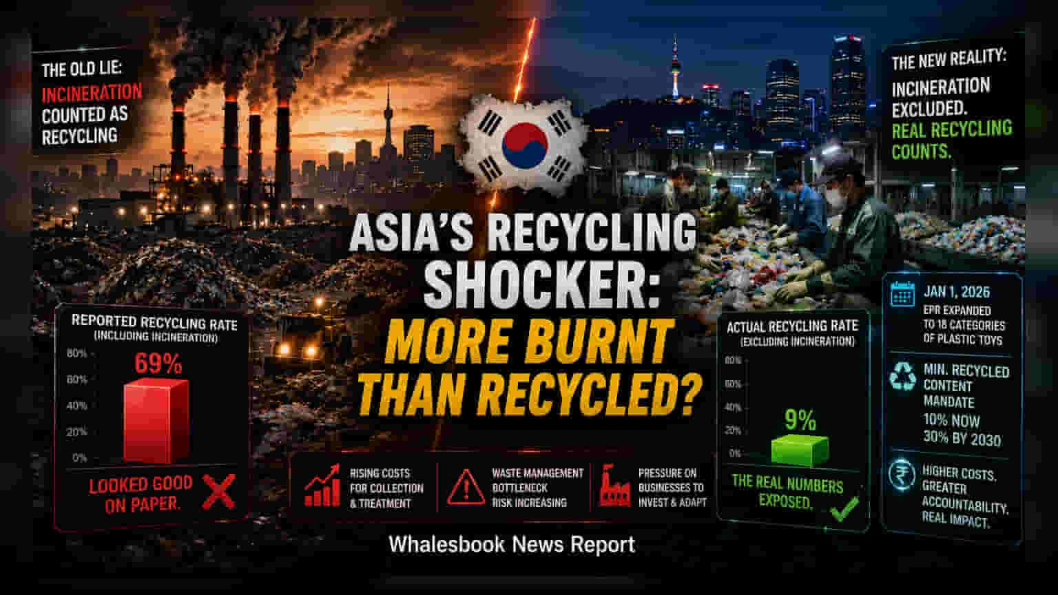 South Korea Overhauls EPR Policy to Curb Plastic Incineration