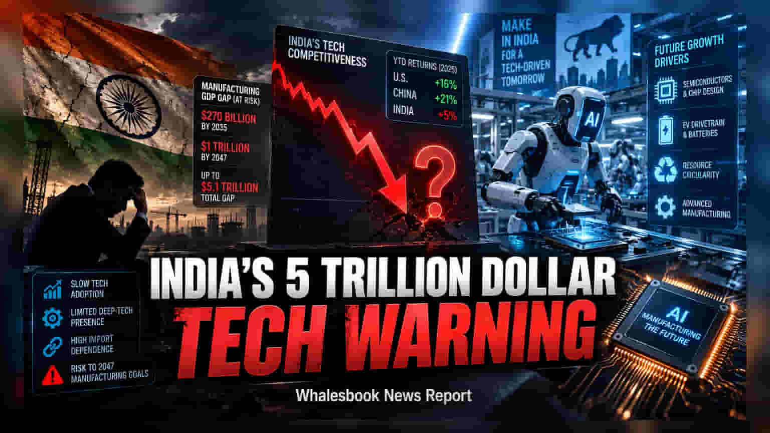 India Risks USD 5.1 Trillion Manufacturing GDP Without Frontier Tech
