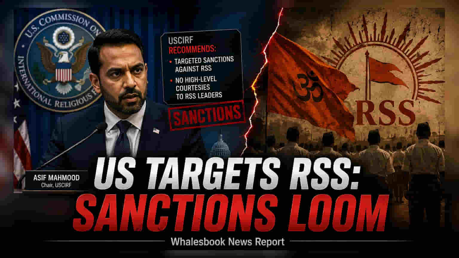 USCIRF Recommends Sanctions on RSS Ahead of Bhagwat US Visit