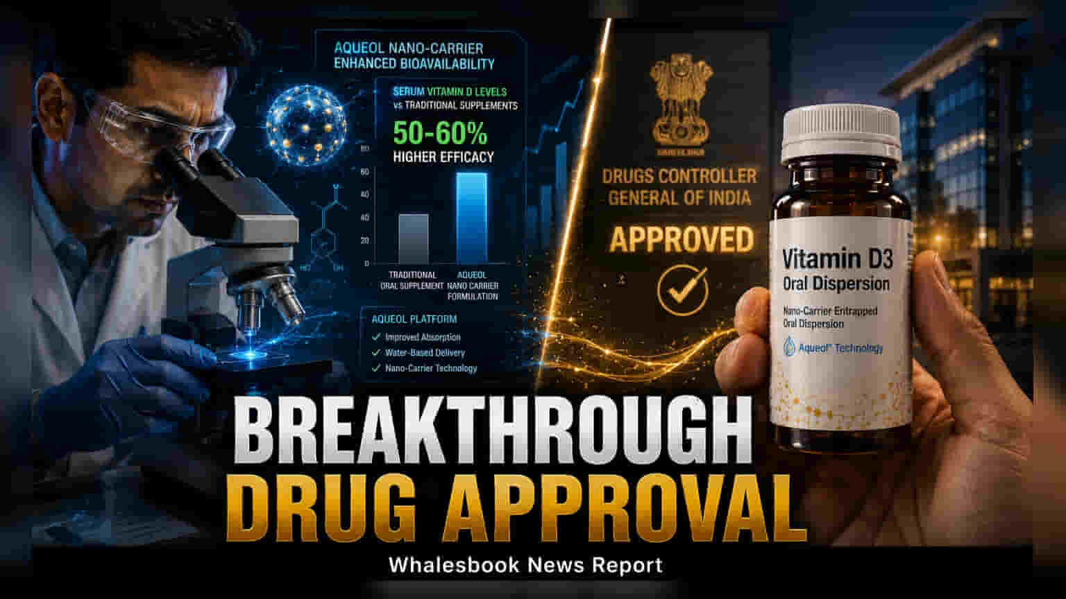 Pulse Pharmaceuticals Gets DCGI Approval for New Vitamin D3 Oral Dispersion