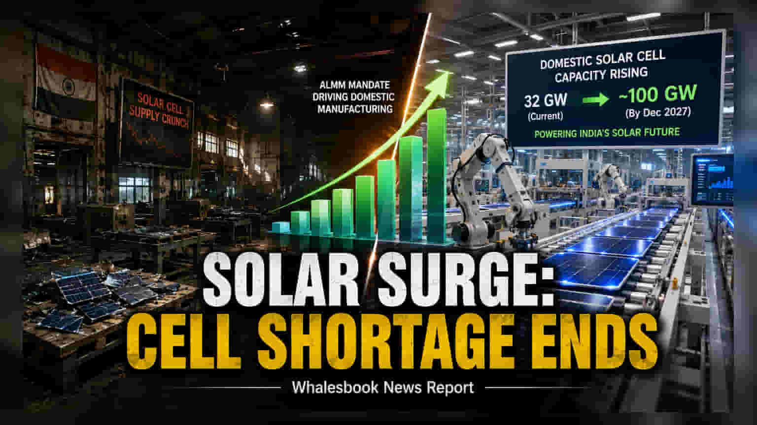 India Solar Cell Capacity: 2027 तक 100 GW पार, आयात पर निर्भरता घटेगी