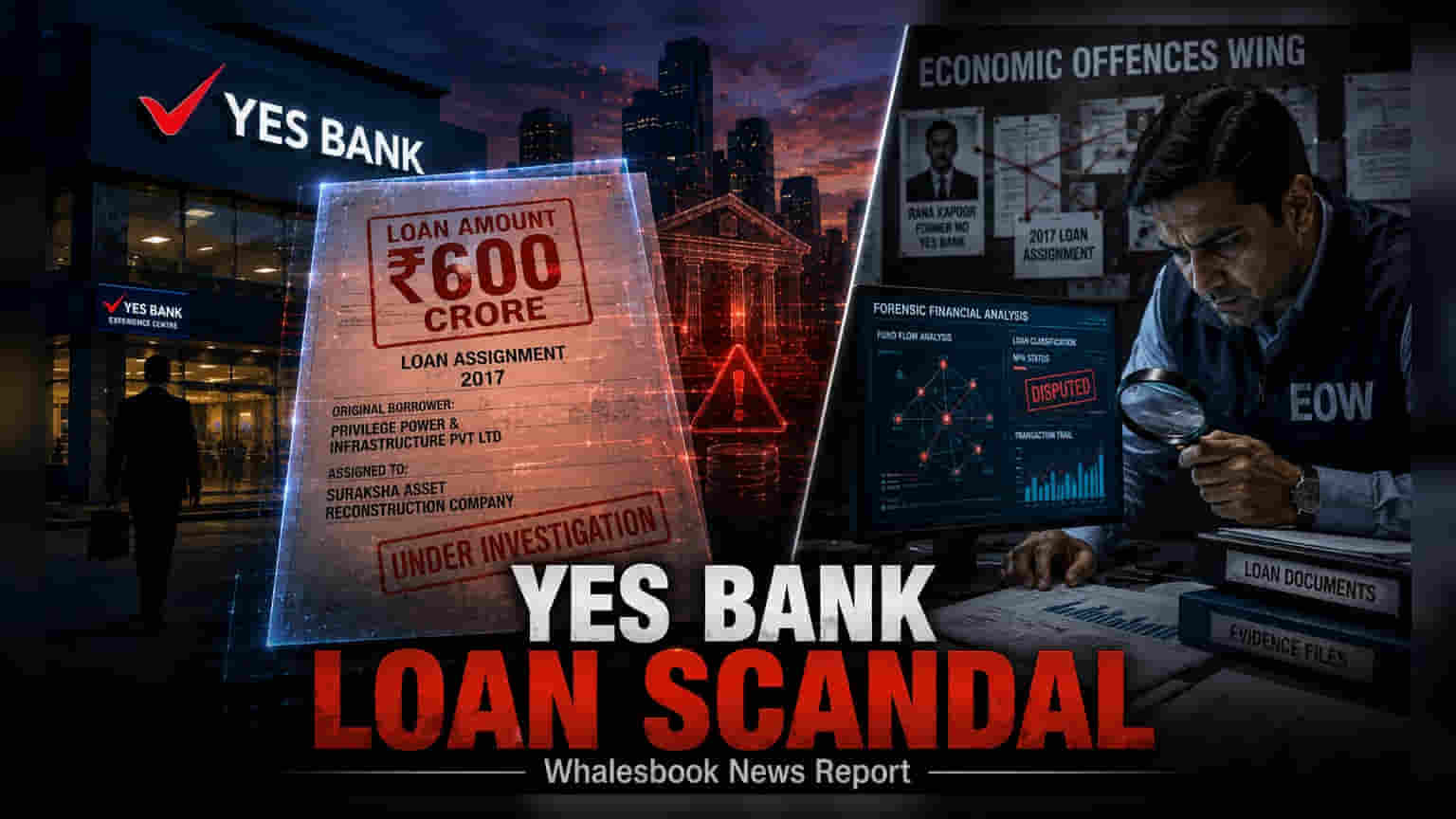Yes Bank Share: ₹600 ਕਰੋੜ ਦੇ ਲੋਨ 'ਤੇ EOW ਦੀ ਜਾਂਚ, ਨਿਵੇਸ਼ਕਾਂ 'ਤੇ ਕੀ ਹੋਵੇਗਾ ਅਸਰ?