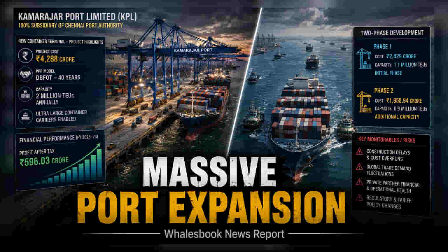 Kamarajar Port Container Terminal: ₹4,288 કરોડના નવા પ્રોજેક્ટ માટે બિડ મંગાવી, IPO પહેલા મોટો નિર્ણય