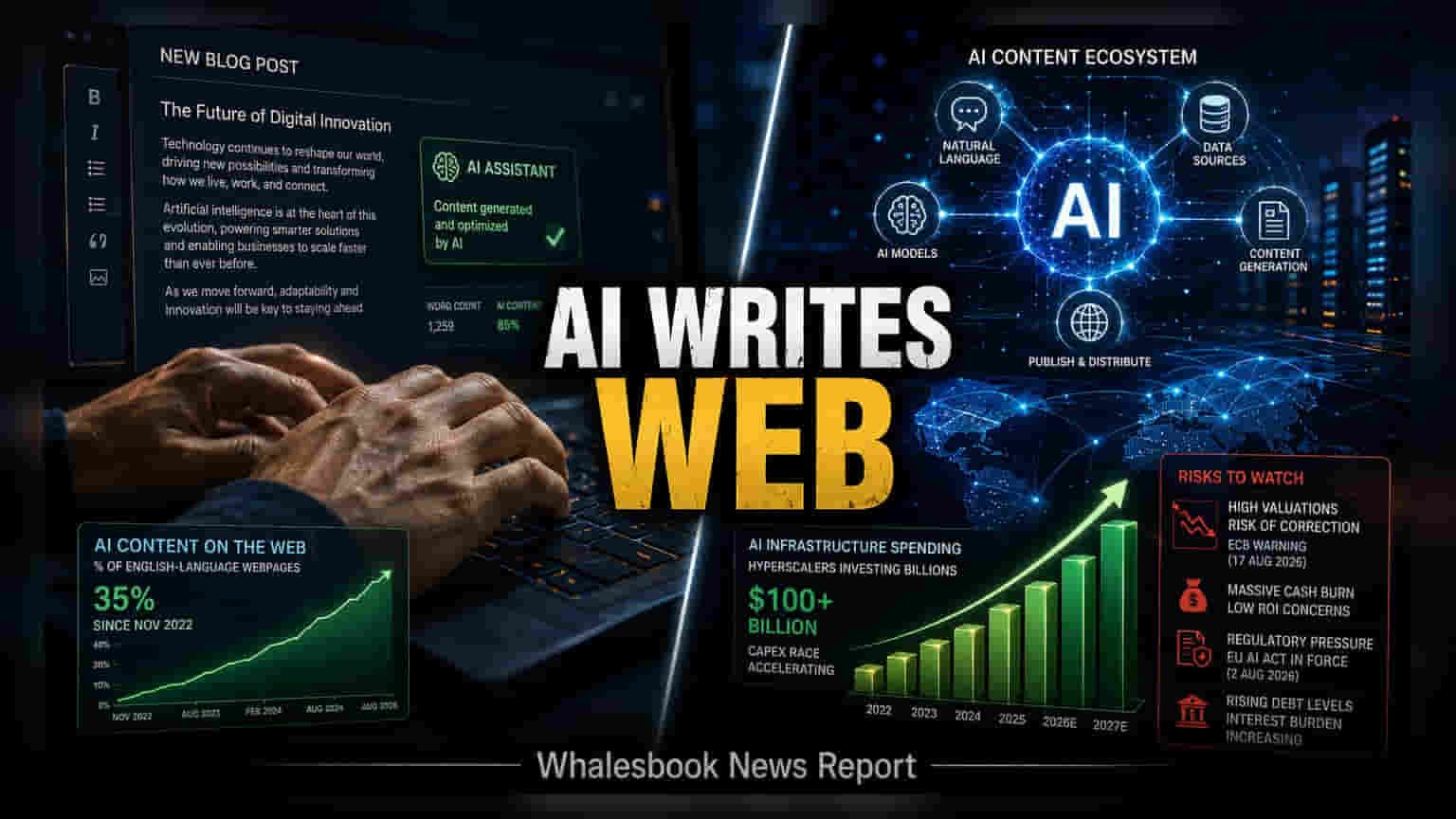 35% of New Web Pages Now Use AI: Market Impact and Risks