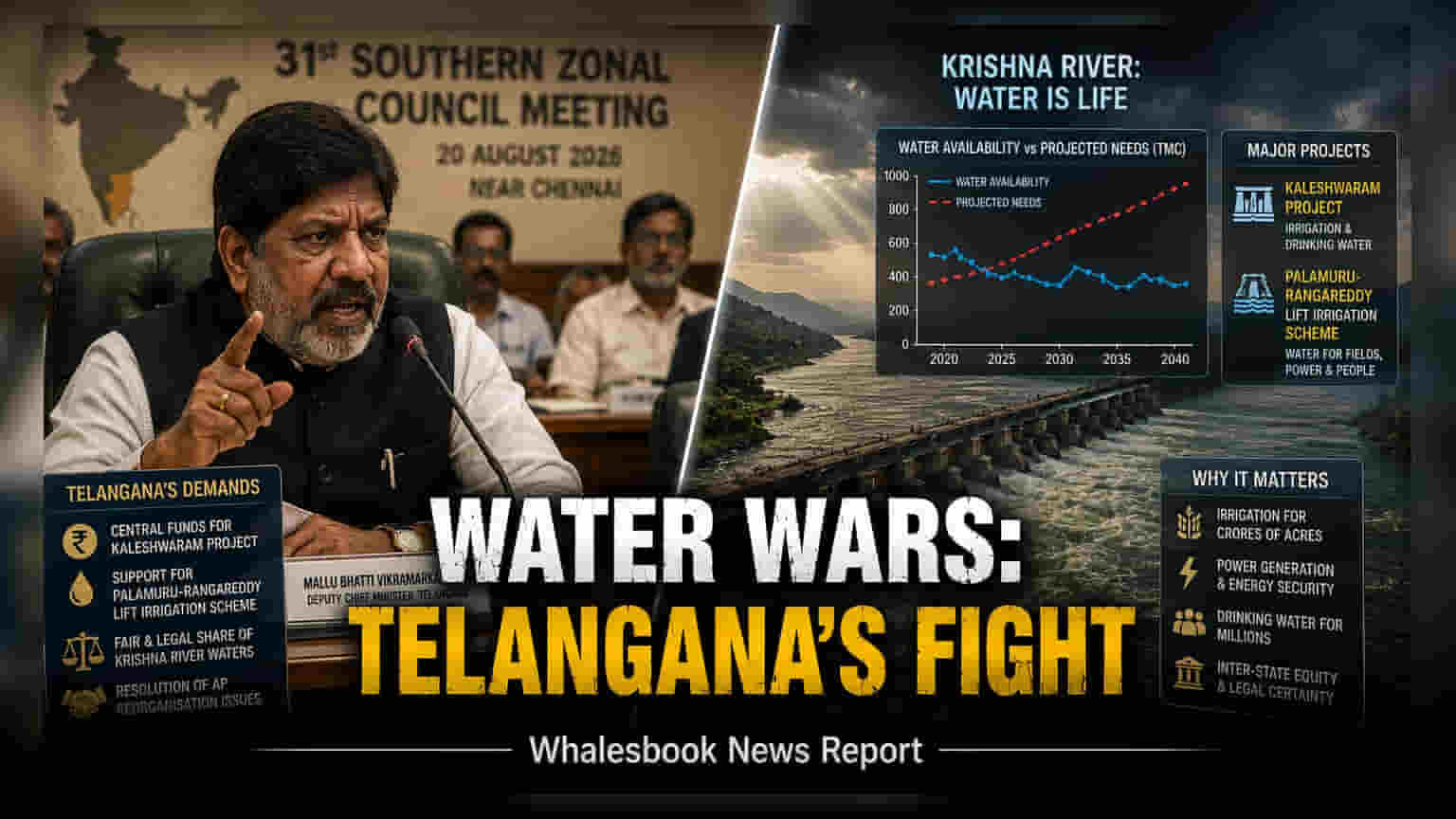 Telangana Irrigation Projects: કેન્દ્ર સરકાર પાસેથી ભંડોળની માંગણી, જાણો શું છે અસર?