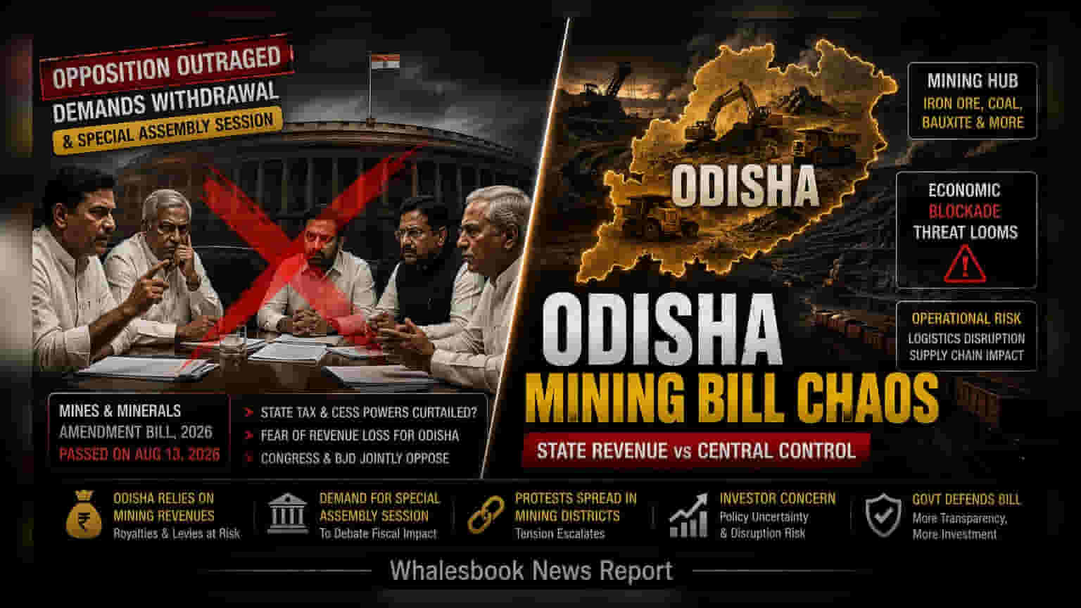 Odisha Congress Warns of Blockade Over Mining Bill
