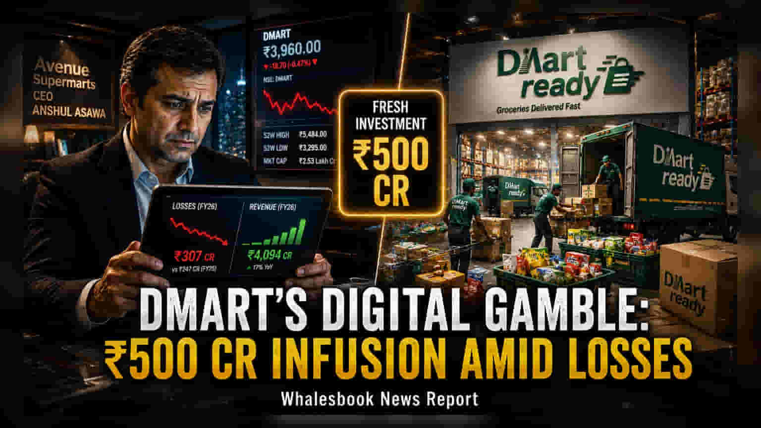 Avenue Supermarts Approves ₹500 Cr For DMart Ready Unit