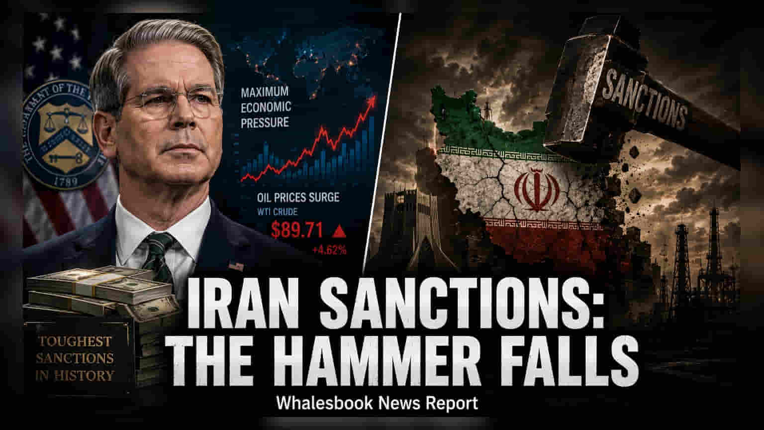 US Announces 'Toughest' Iran Sanctions; Oil Prices Rise
