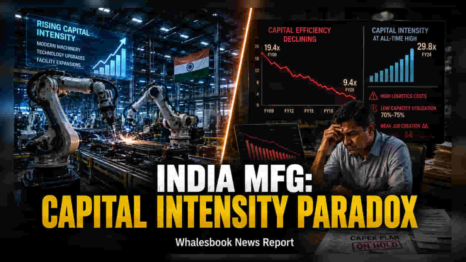 India’s Manufacturing Sector Faces A Growing ‘Capital Intensity Paradox’