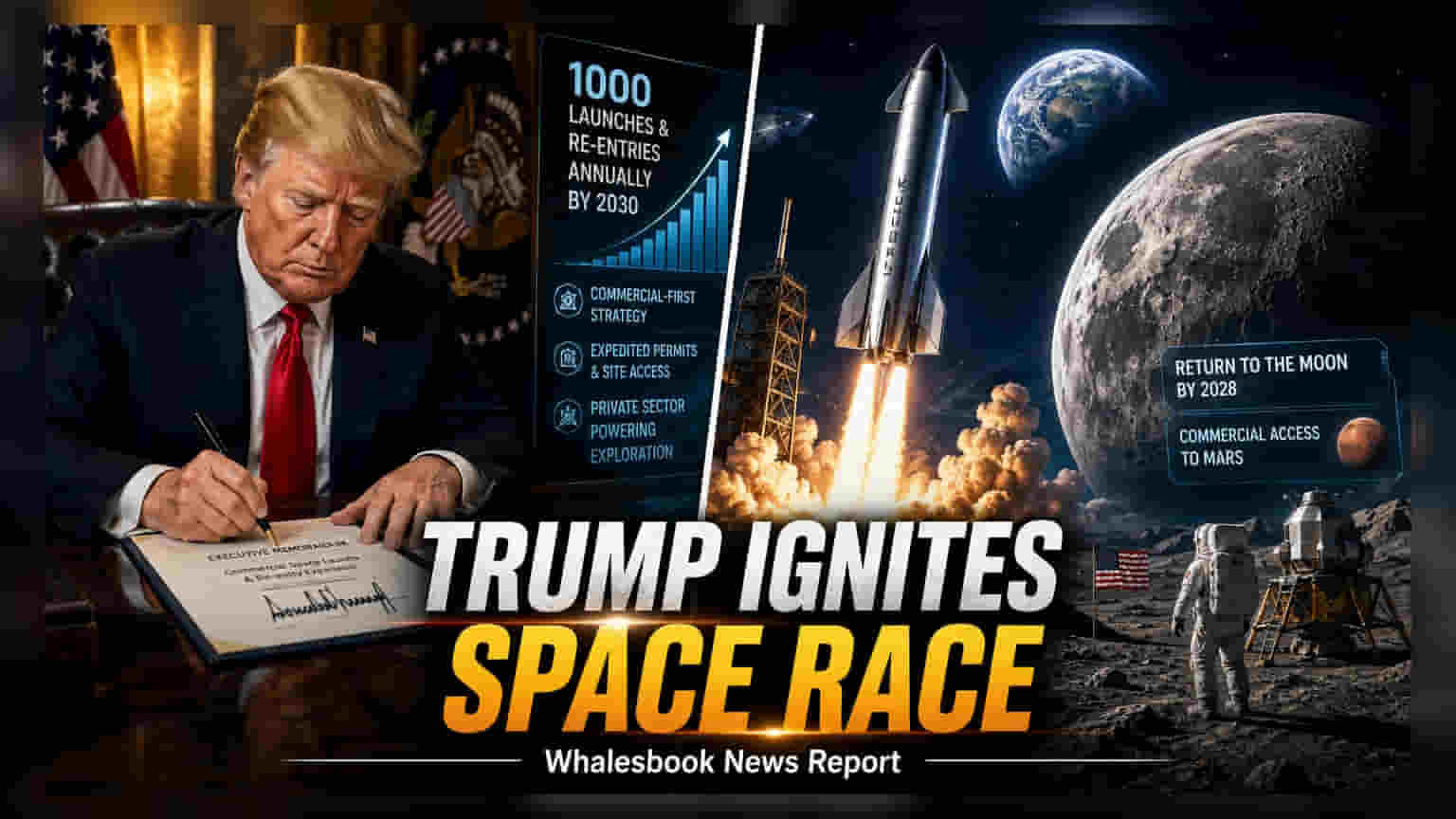 US Targets 1,000 Annual Space Launches Under New Policy