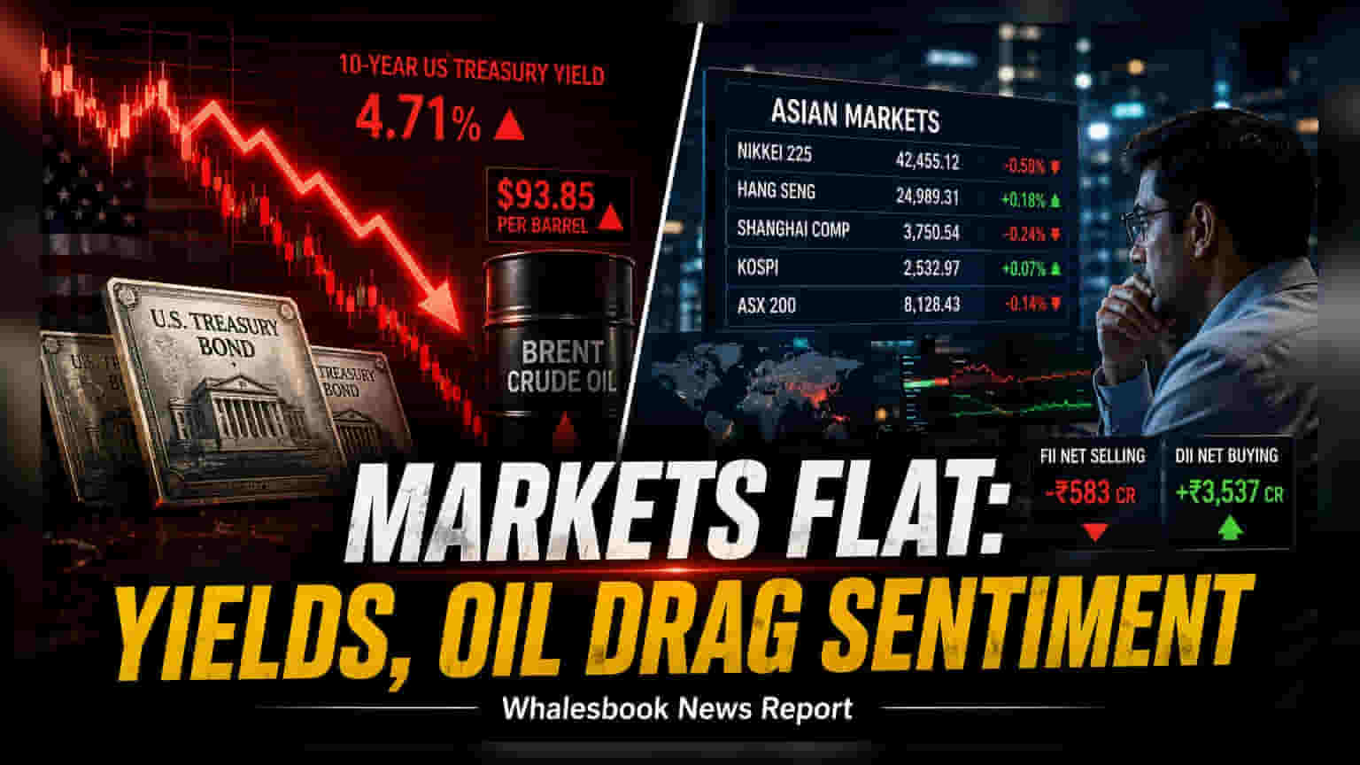 Indian Markets Set For Flat Open Today As Global Yields, Oil Prices Weigh