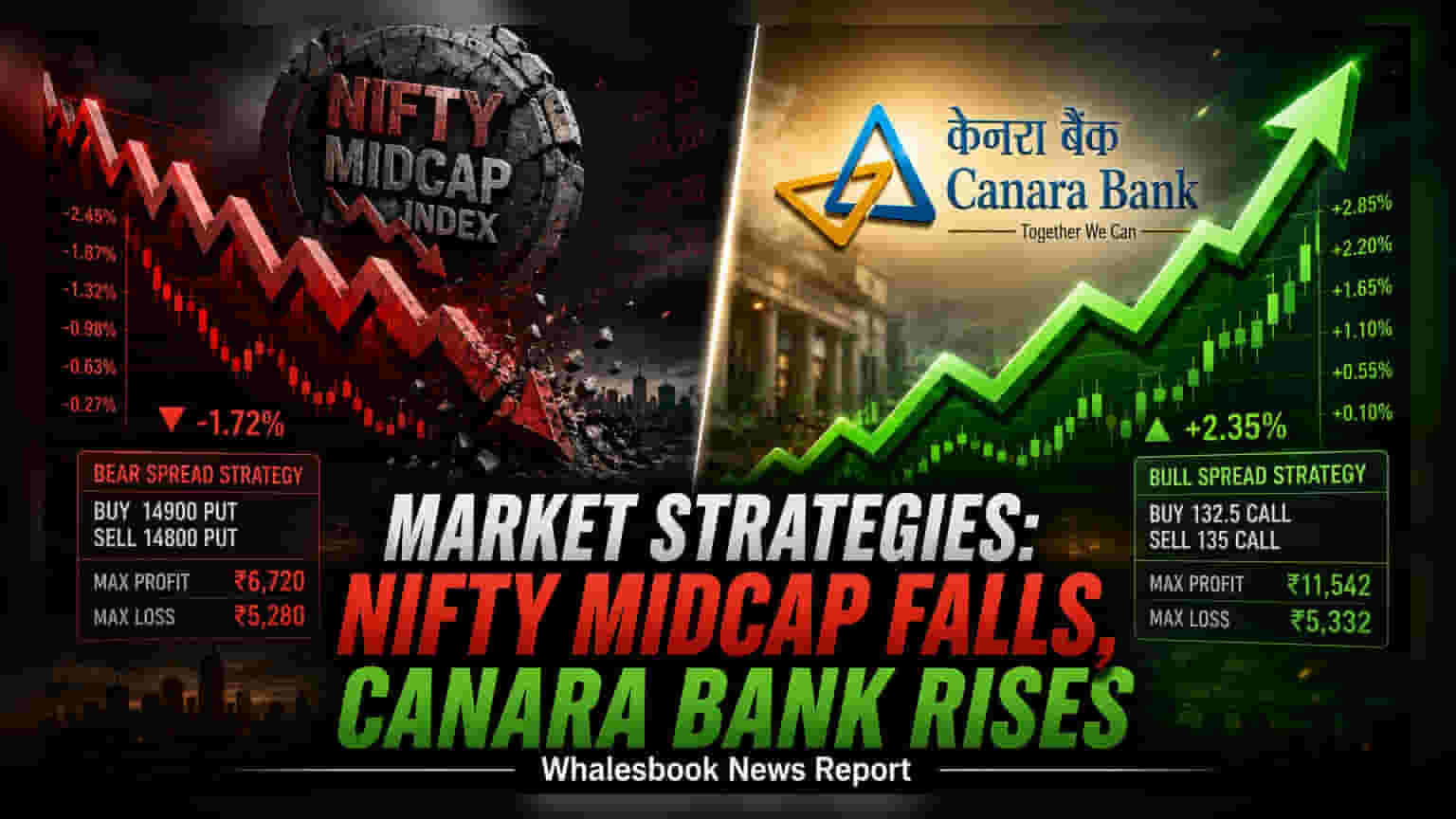 HDFC Securities Proposes Derivative Strategies for Nifty Midcap and Canara Bank