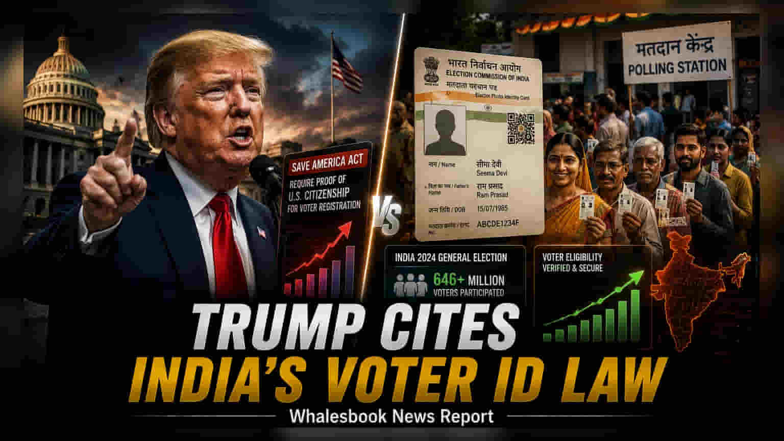 Trump Cites India's Voter ID System to Push SAVE America Act