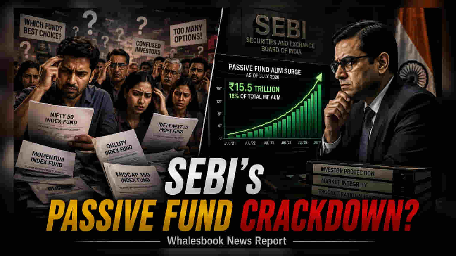 SEBI ਦਾ ਫੈਸਲਾ: ਪੈਸਿਵ ਮਿਊਚਲ ਫੰਡ ਸਕੀਮਾਂ 'ਤੇ ਲੱਗ ਸਕਦੀ ਹੈ ਲਗਾਮ