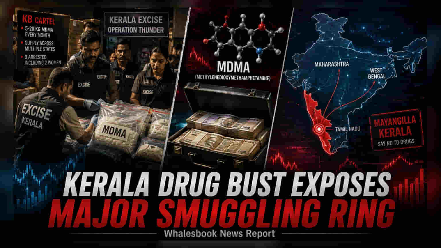 Kerala Excise Dismantles 'KB Cartel' Drug Ring, 9 Arrested
