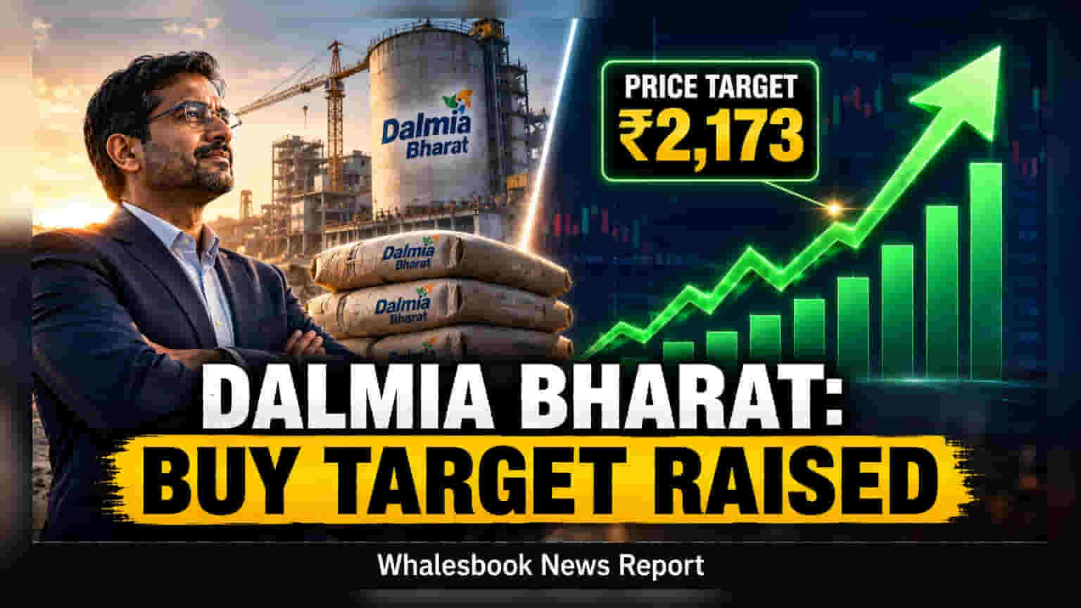 Dalmia Bharat Stock: બ્રોકરેજ ₹2,173 નો ટાર્ગેટ આપે છે, પણ રોકાણકારો ચિંતિત! જાણો કારણ
