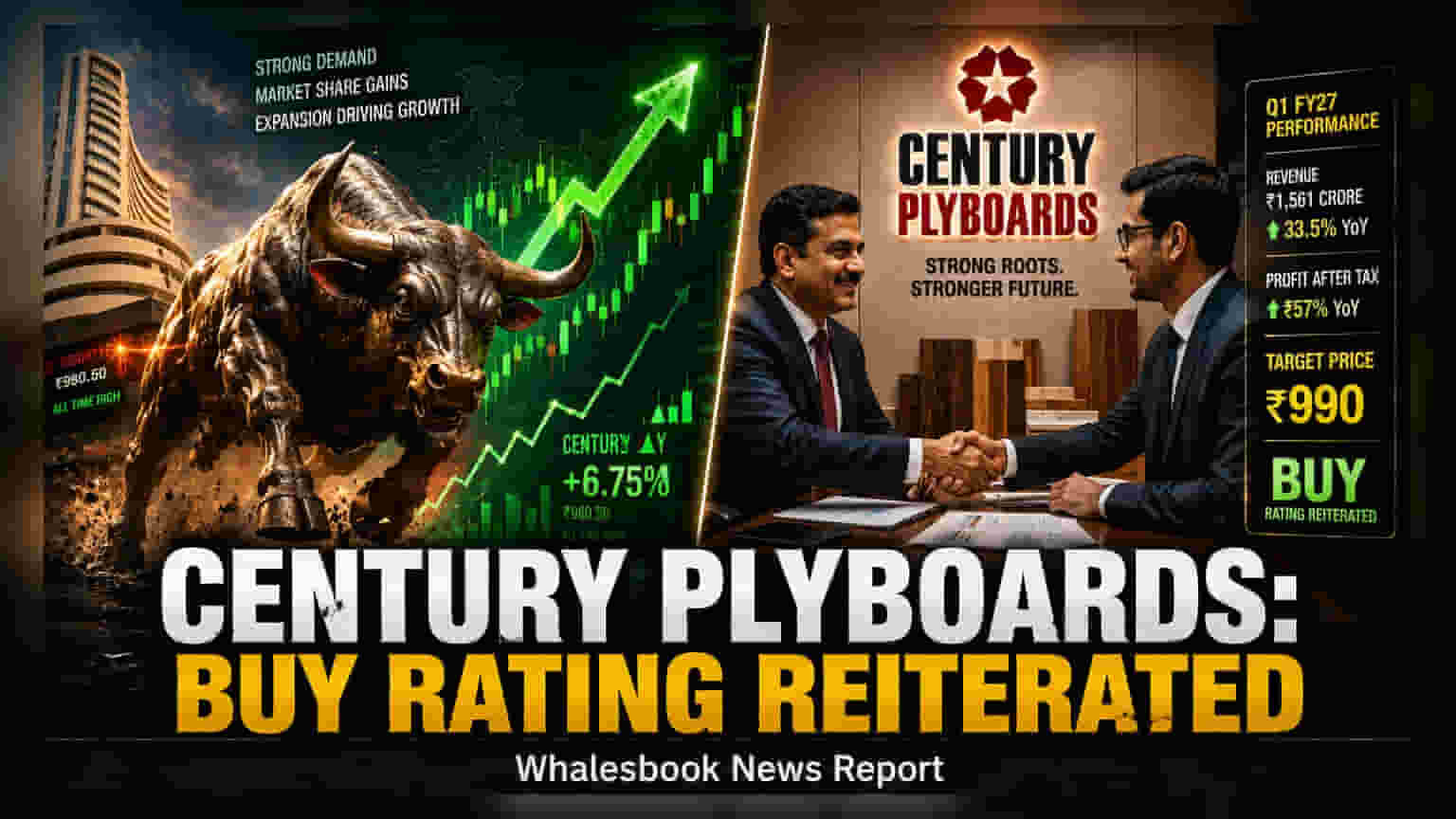 Century Plyboards Gets 'Buy' From HDFC Securities With Rs 990 Target