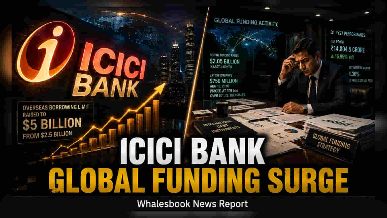 ICICI Bank Increases Overseas Borrowing Limit To $5 Billion
