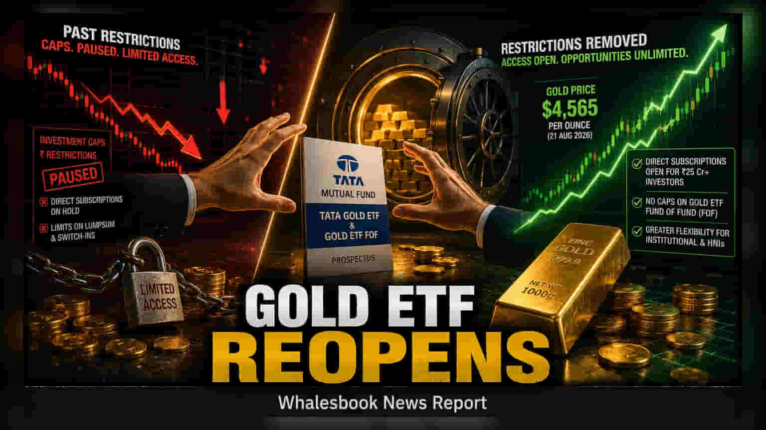 Tata Mutual Fund Reopens Gold ETF for Large Investors