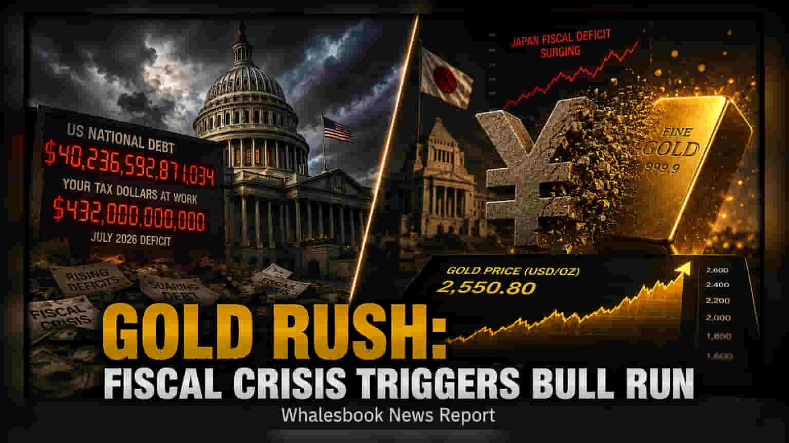 Jefferies Turns Bullish on Gold Citing US and Japan Fiscal Strain