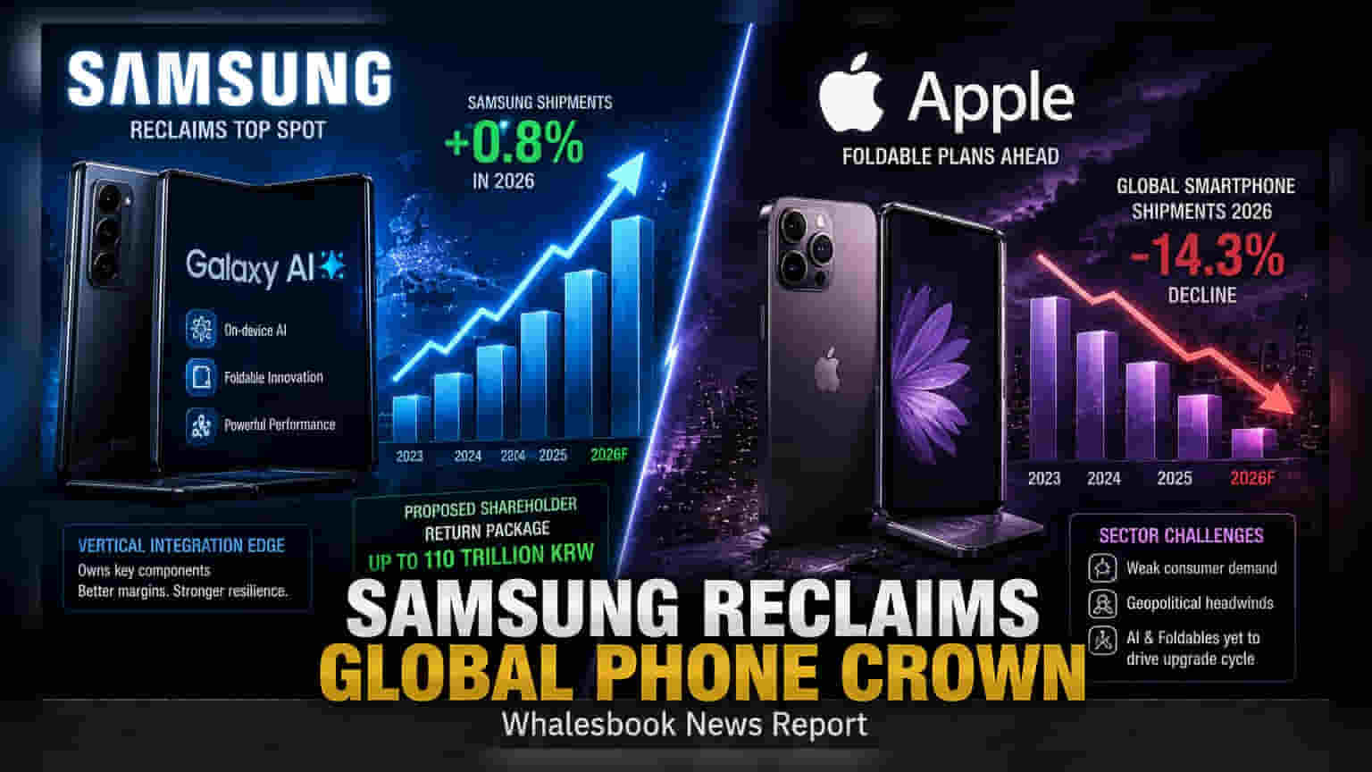 Samsung To Lead Global Smartphone Market Amid 2026 Downturn