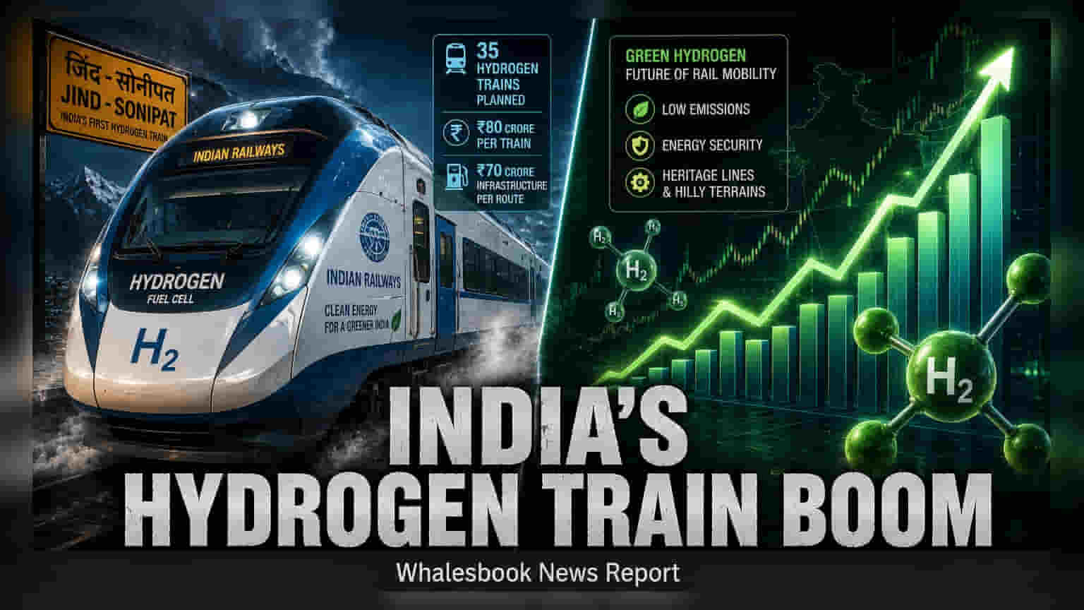 Indian Railways Hydrogen Trains: ખર્ચાળ પ્રોજેક્ટમાં નવો વળાંક, 35 ટ્રેનો દોડાવવાની યોજના