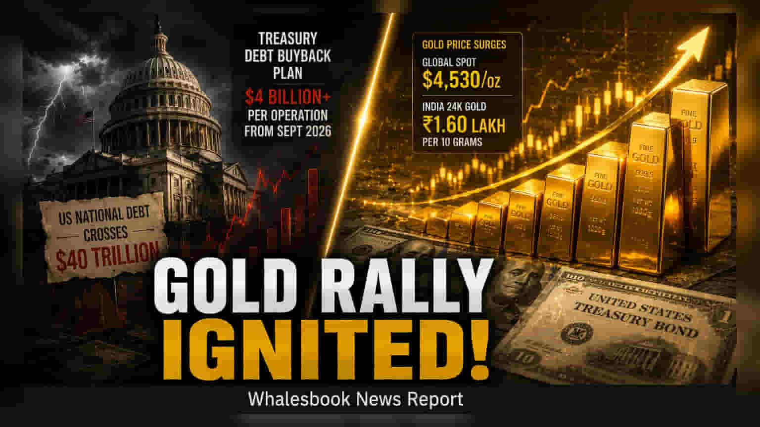 Gold Price Today: सोन्याच्या दरात मोठी उसळी! अमेरिकेच्या कृतीमुळे गुंतवणूकदार मालामाल
