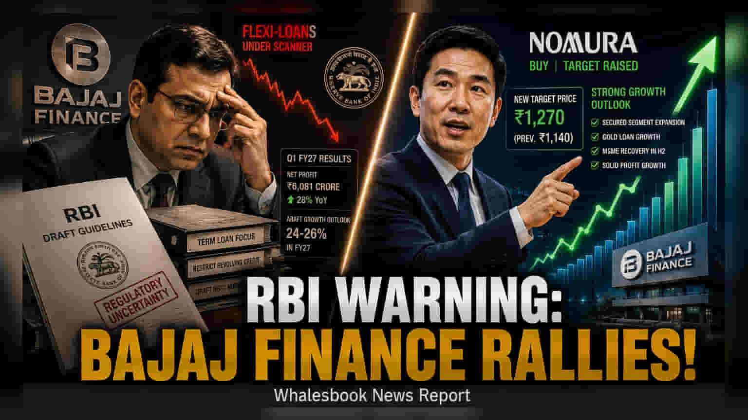 Nomura Raises Bajaj Finance Target To ₹1,270 Despite RBI Norms