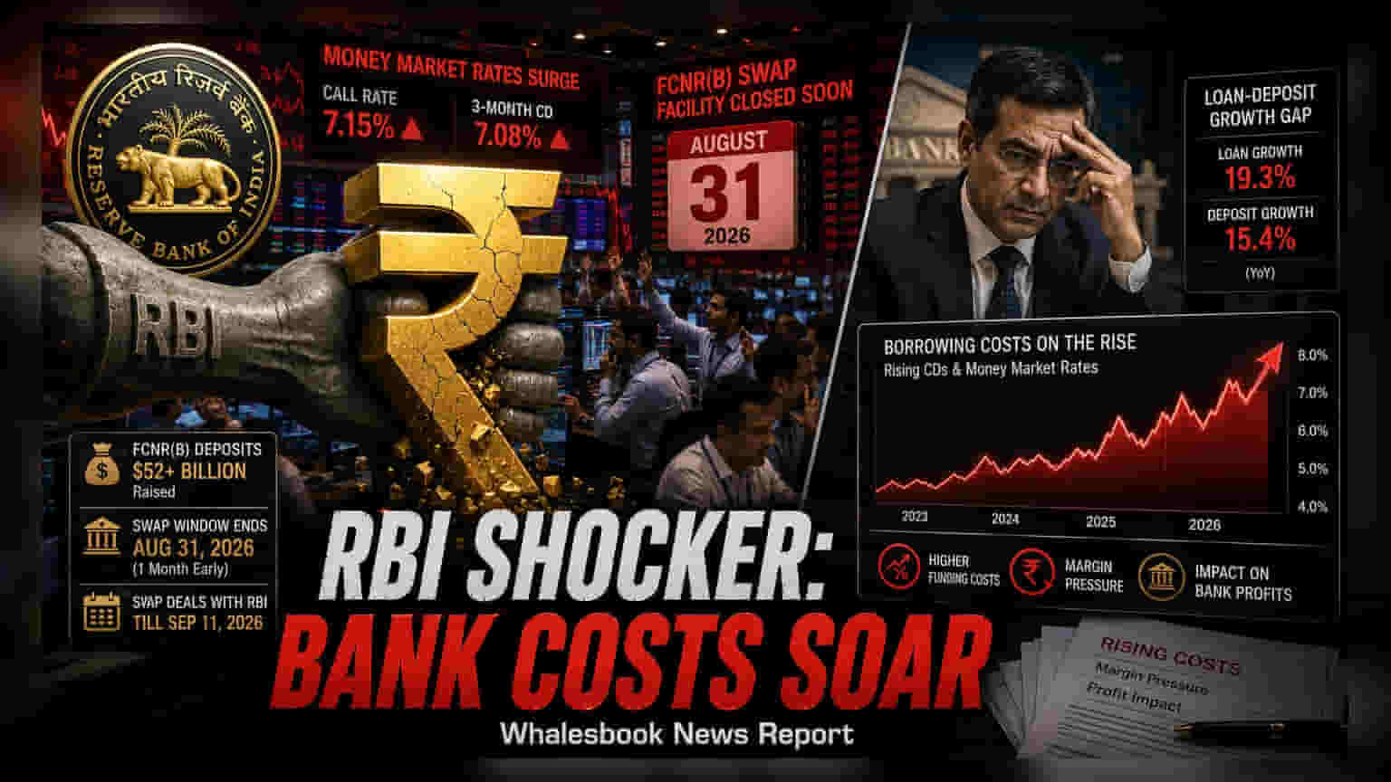 RBI Ends Dollar Deposit Swap Early: Indian Banks Face Higher Funding Costs