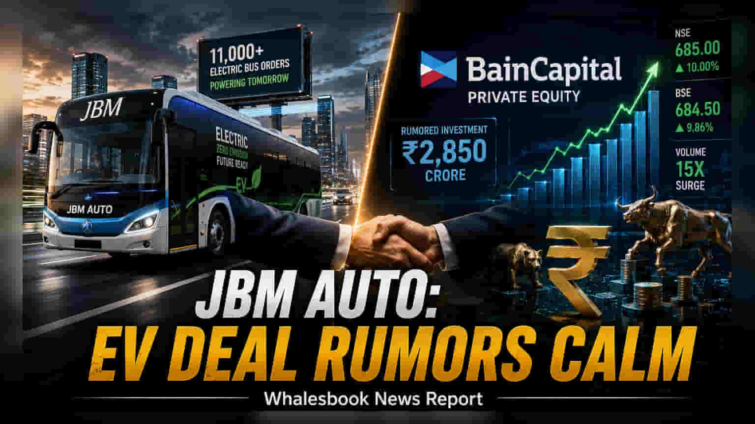 JBM Auto Share Price: बैन कैपिटल से डील की खबरों पर कंपनी का बड़ा बयान, शेयर में दिखी बड़ी हलचल