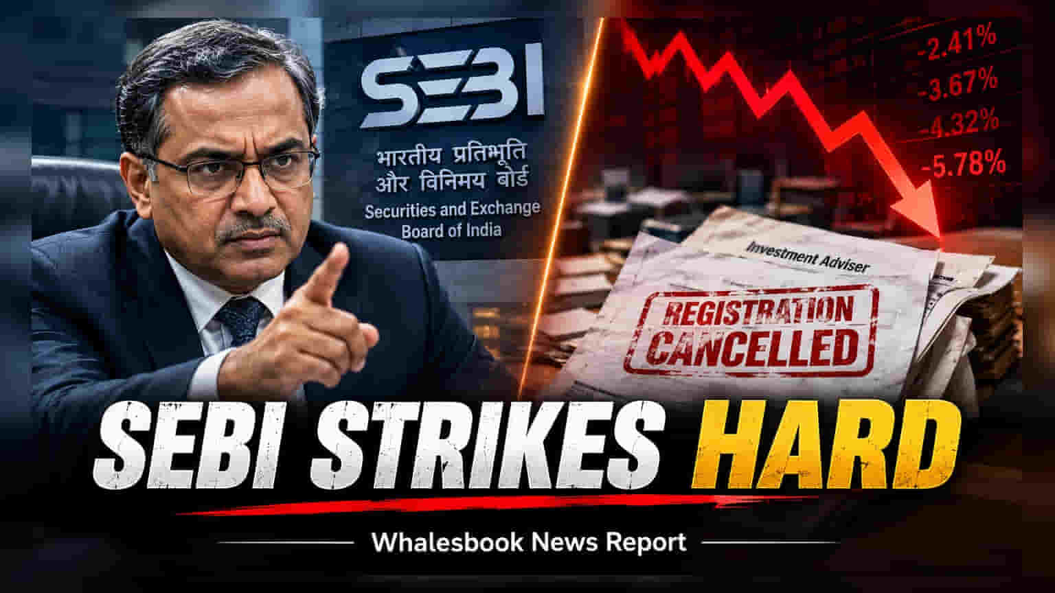 SEBI का एक्शन: 15 इन्वेस्टमेंट एडवाइजरों के लाइसेंस रद्द, फीस का मामला
