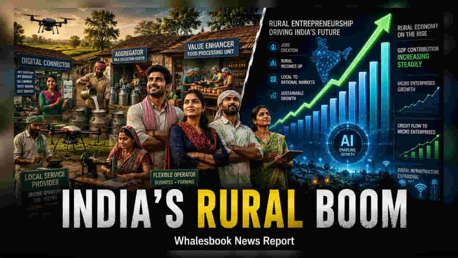 India में 'मास एंटरप्रेन्योरशिप' पर जोर, ग्रामीण अर्थव्यवस्था को मिलेगी नई रफ्तार!