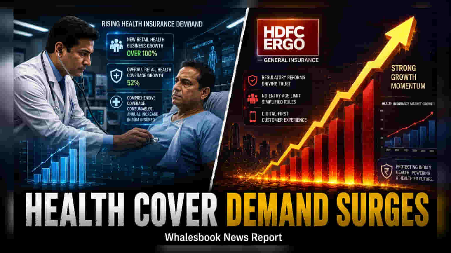 HDFC ERGO: ఇన్సూరెన్స్ రంగంలో కొత్త జోష్! ఆరోగ్య బీమాకు డిమాండ్ పెరిగింది