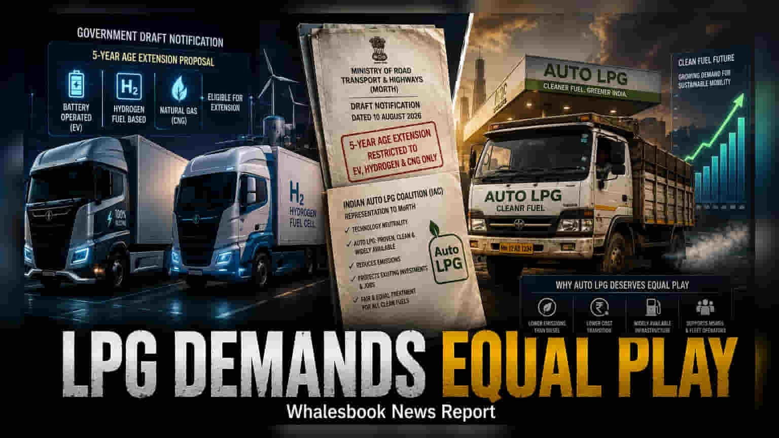 Indian Auto LPG Coalition Seeks 5-Year Age Extension for Commercial Vehicles