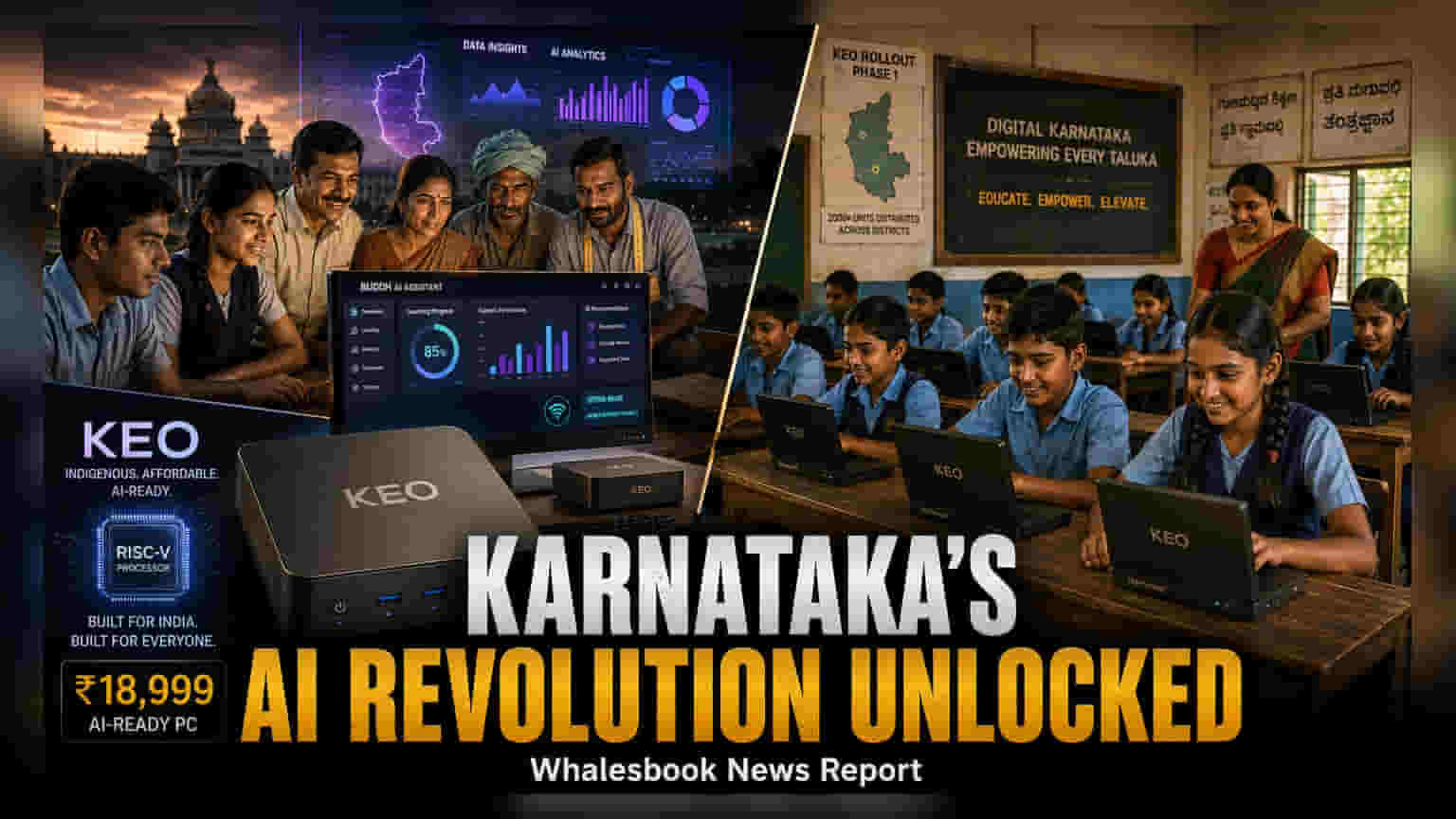 கர்நாடகாவின் KEO: ₹18,999-க்கு AI ரெடி கம்ப்யூட்டர் அறிமுகம்!