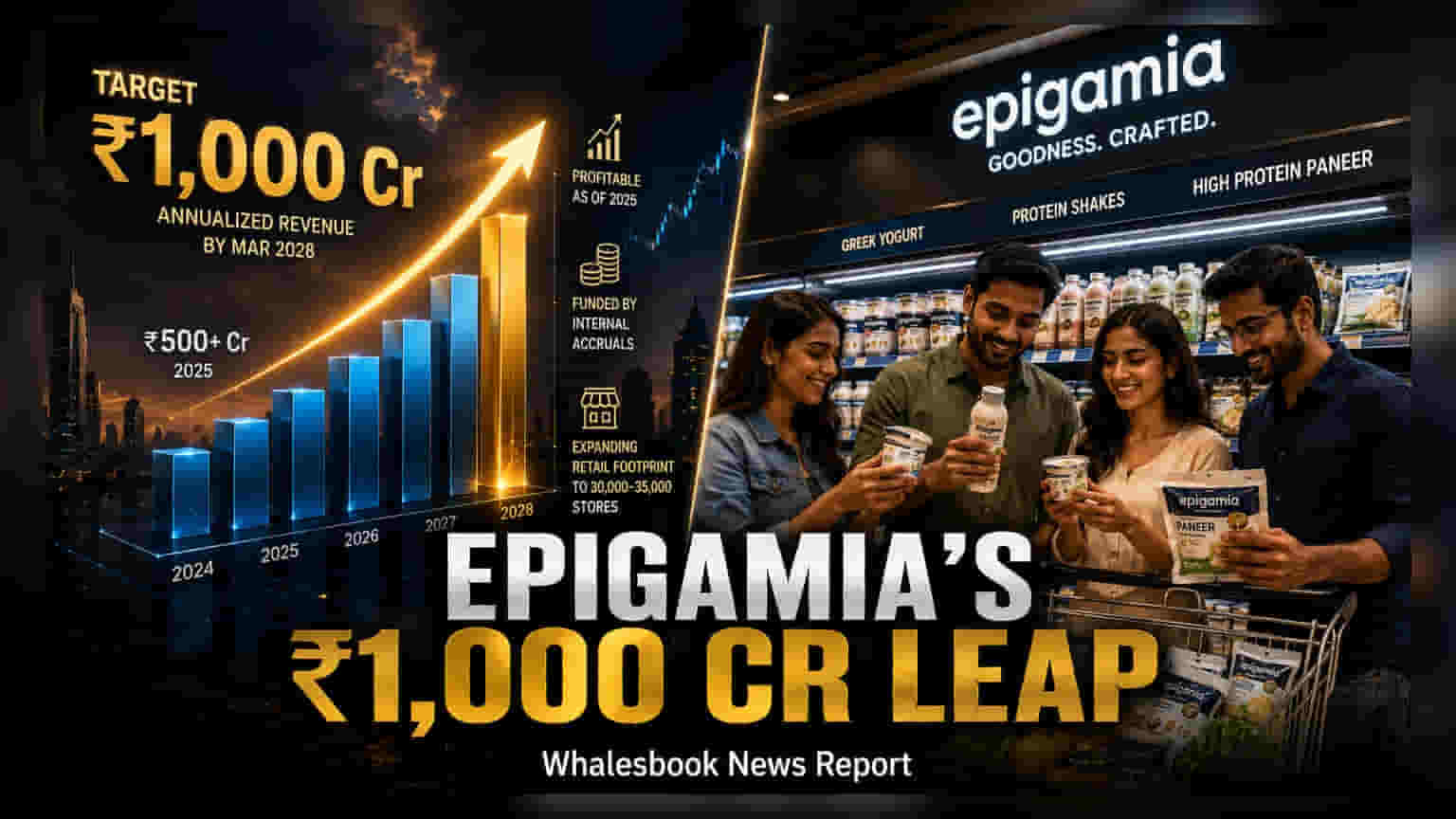 Epigamia Targets ₹1,000 Crore Revenue By 2028; Plans Offline Expansion
