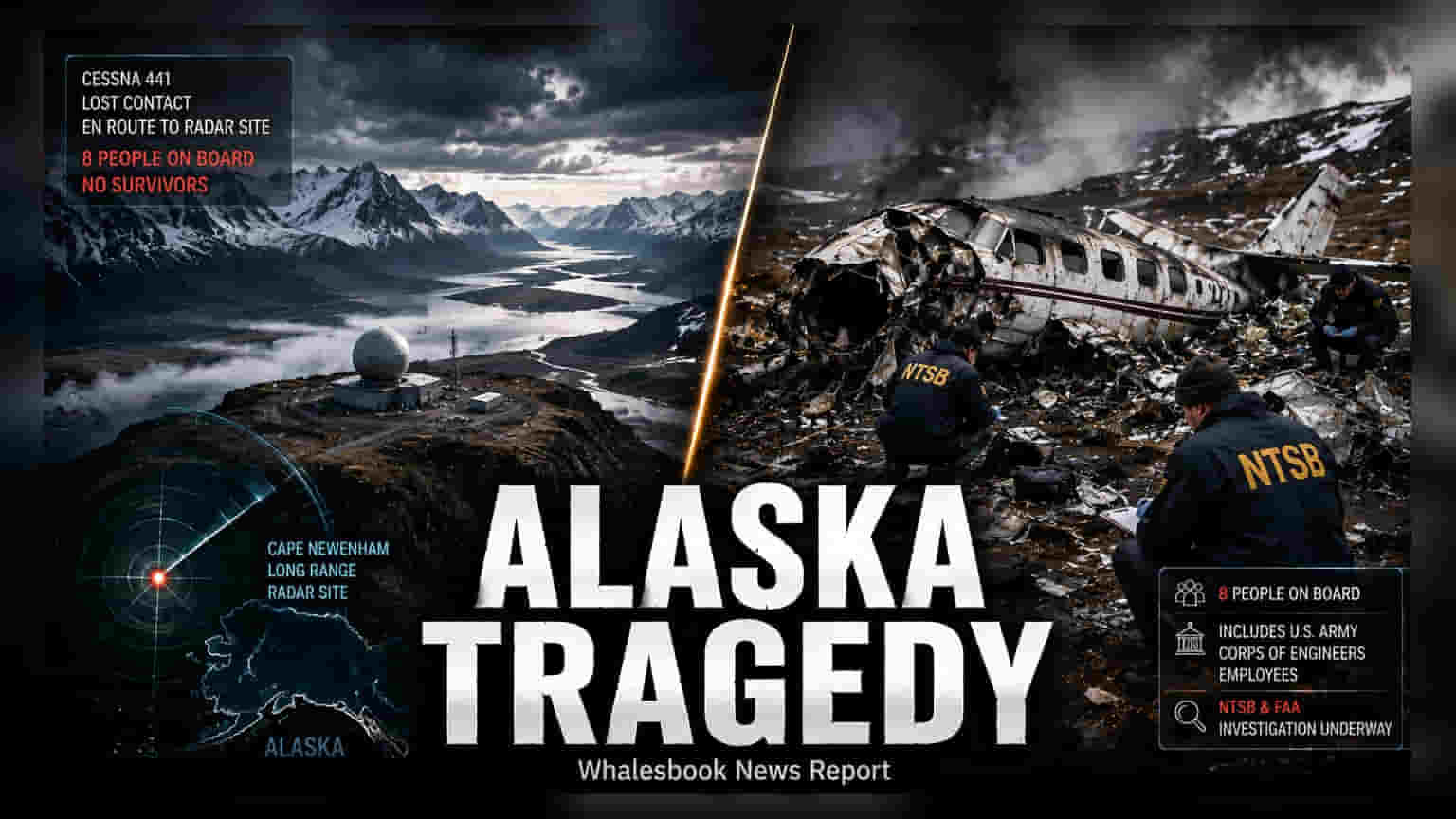 8 Killed in Alaska Plane Crash; US Army Charter Under Investigation