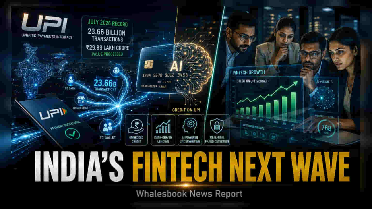 India UPI Hits 23.66 Billion Transactions; Focus Shifts To Credit