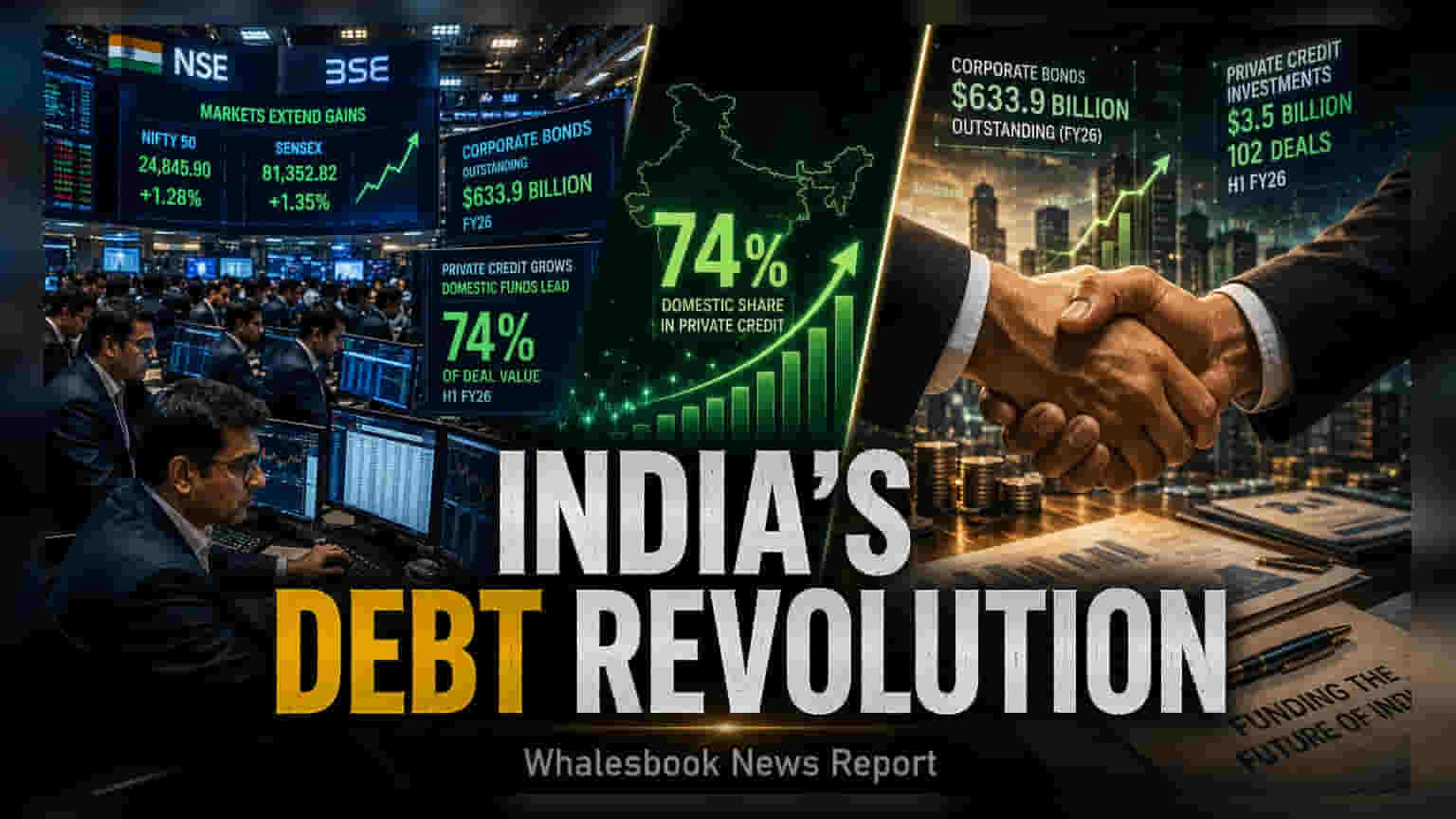 India’s Debt Market Shifts As Private Credit And Bonds Rise