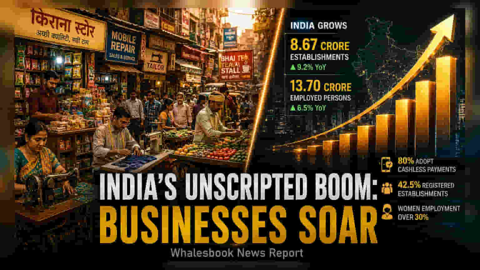 Unincorporated Sector Expands 9.2% In Q1; Trade Segment Sees Contraction