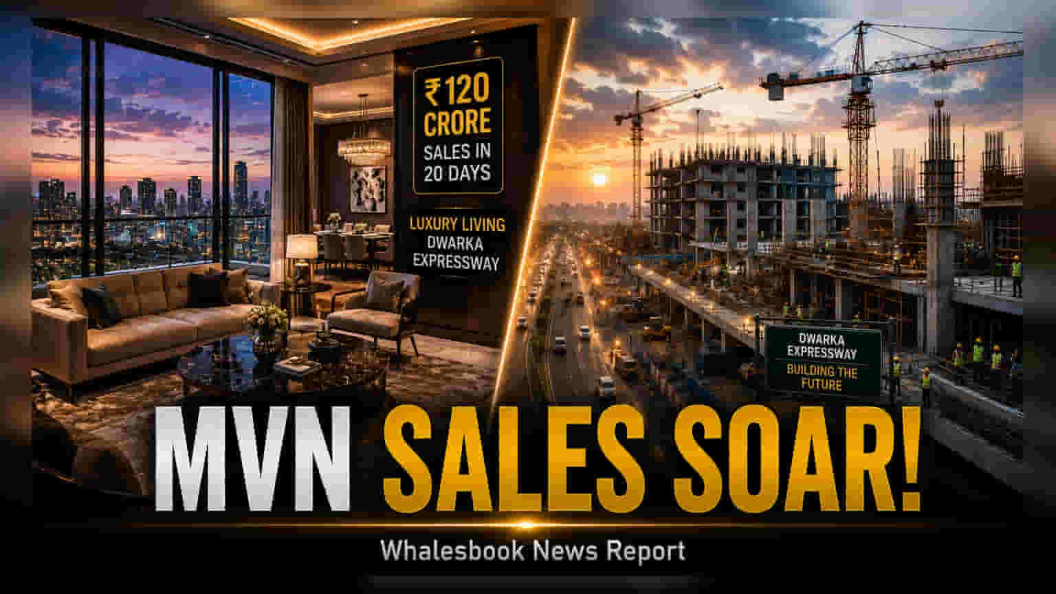 MVN Infrastructure Reports ₹120 Cr Sales On Dwarka Expressway