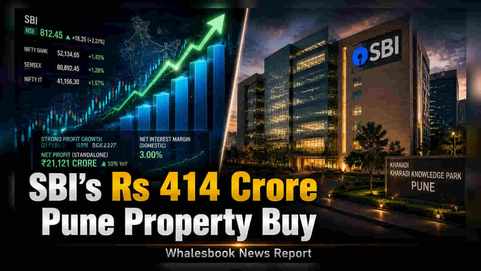 SBI Buys Pune Office Property for Rs 414 Crore