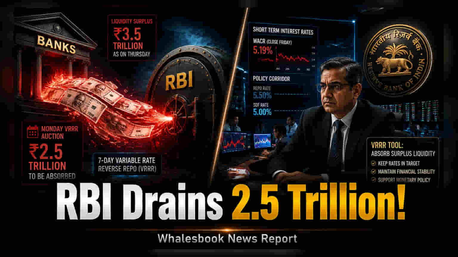 RBI: బ్యాంకుల వద్ద అదనపు నగదును వెనక్కి తీసుకునేందుకు RBI భారీ ప్లాన్!