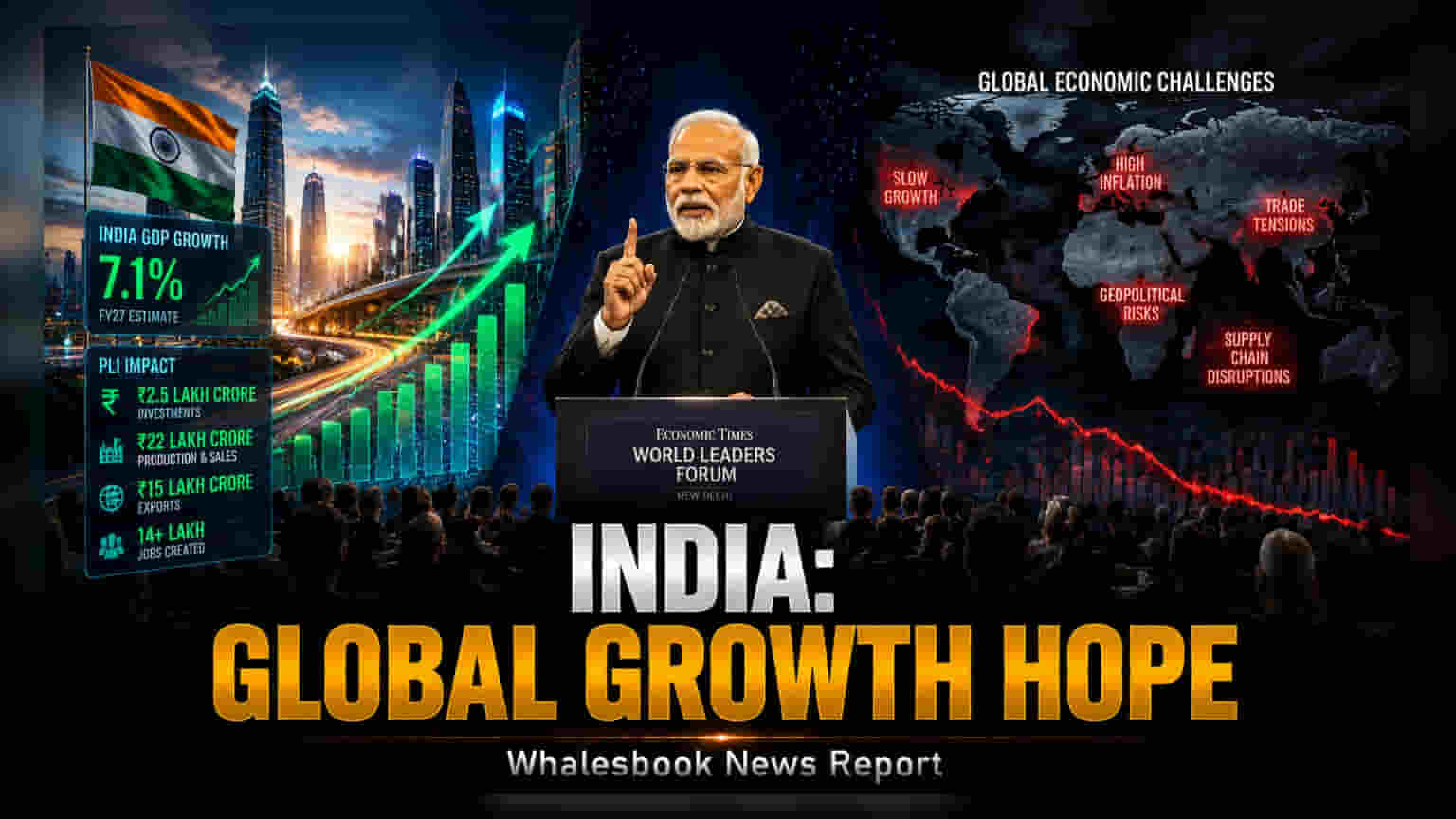 PM Modi Calls India 'Bright Spot' Amid Global Economic Headwinds: ભારતમાં રોકાણકારો માટે આશાનું કિરણ