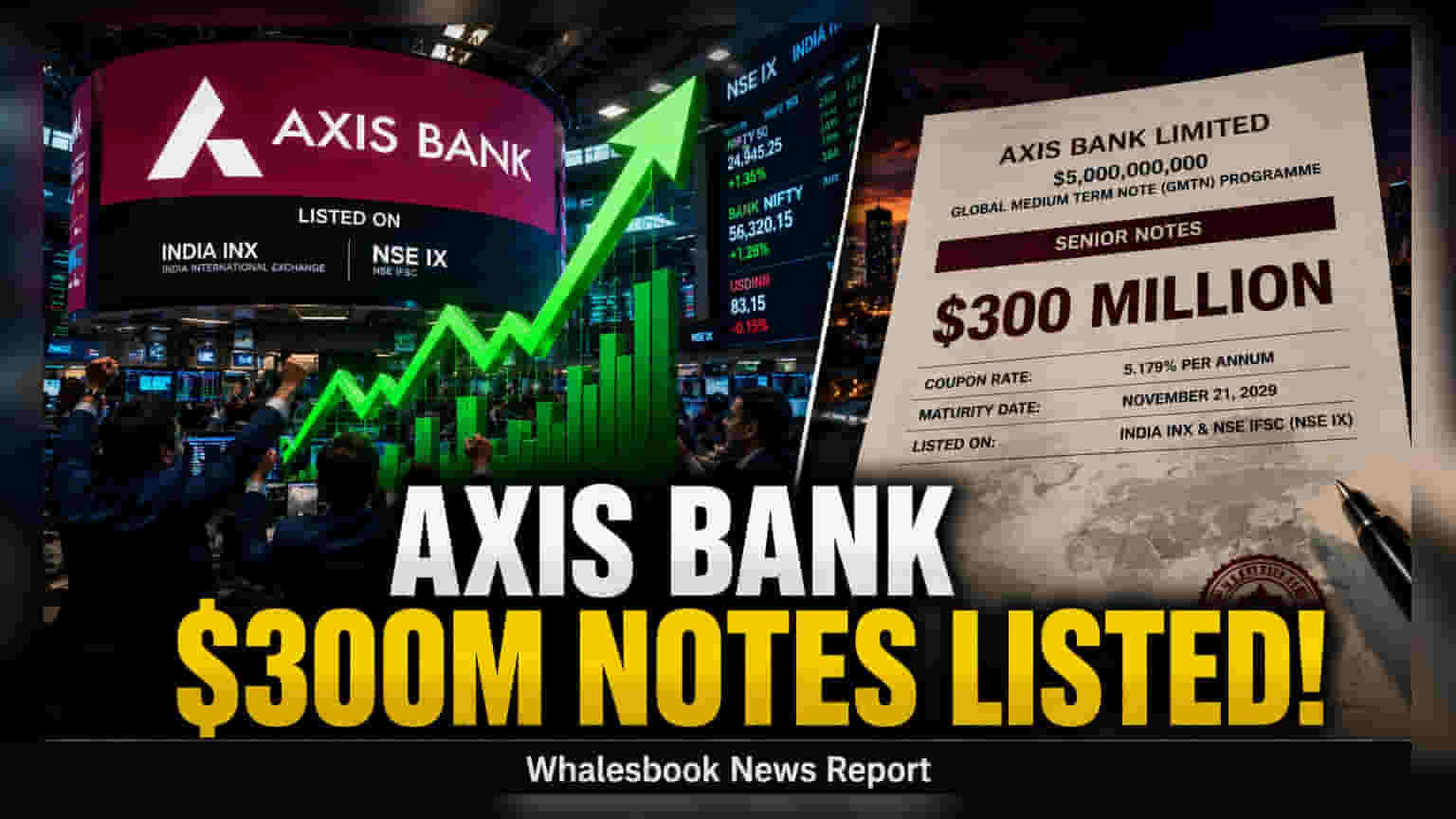 Axis Bank Share: ₹2600 કરોડનું ભંડોળ એકત્ર, પણ પ્રોફિટ સામે માર્જિન પર દબાણ
