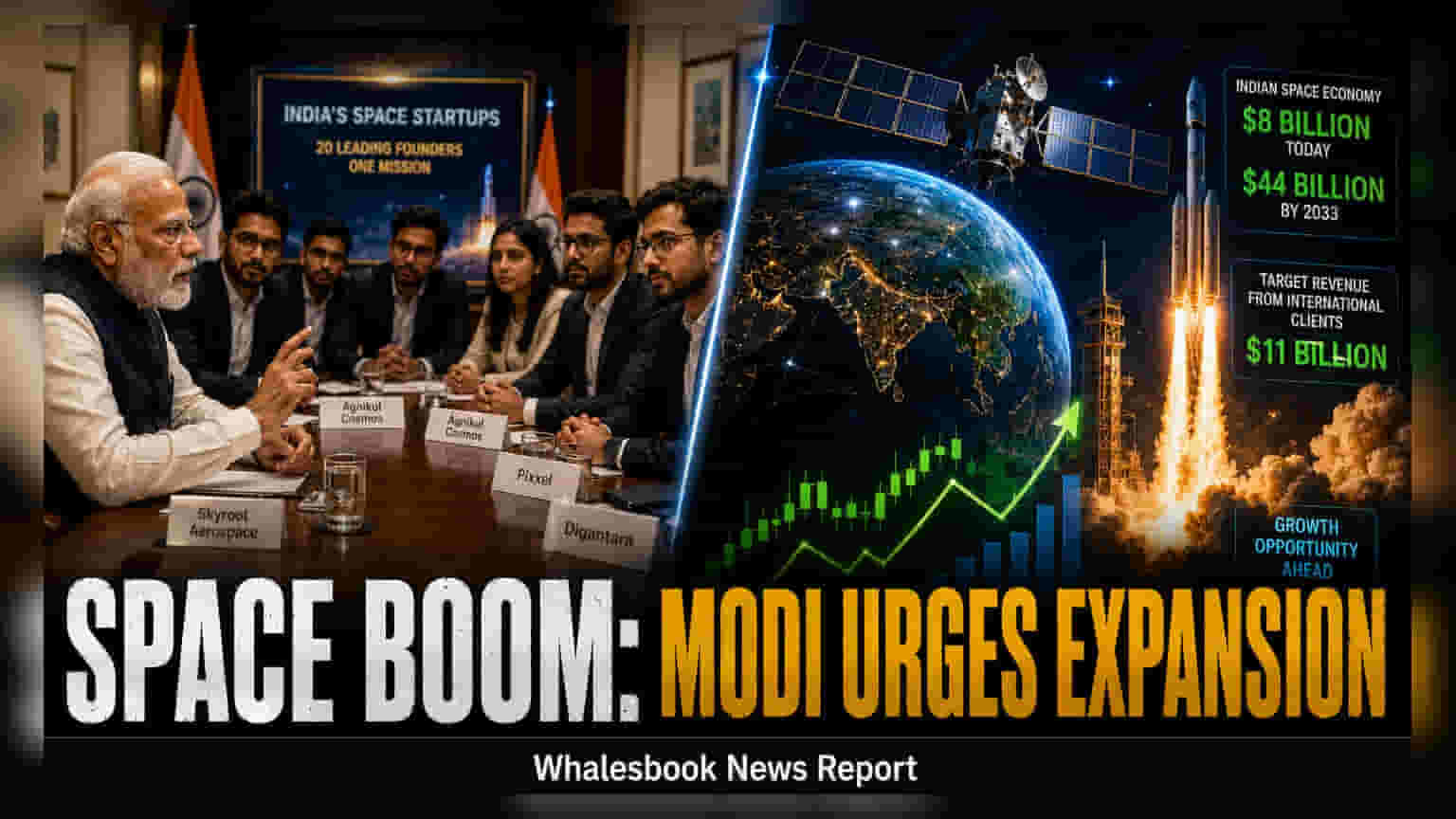 India’s Space Sector Eyes $44B Target as Startups Scale Up