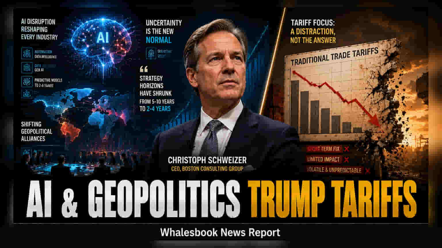 BCG CEO: AI And Geopolitics Outweigh Tariffs As Top Business Risks