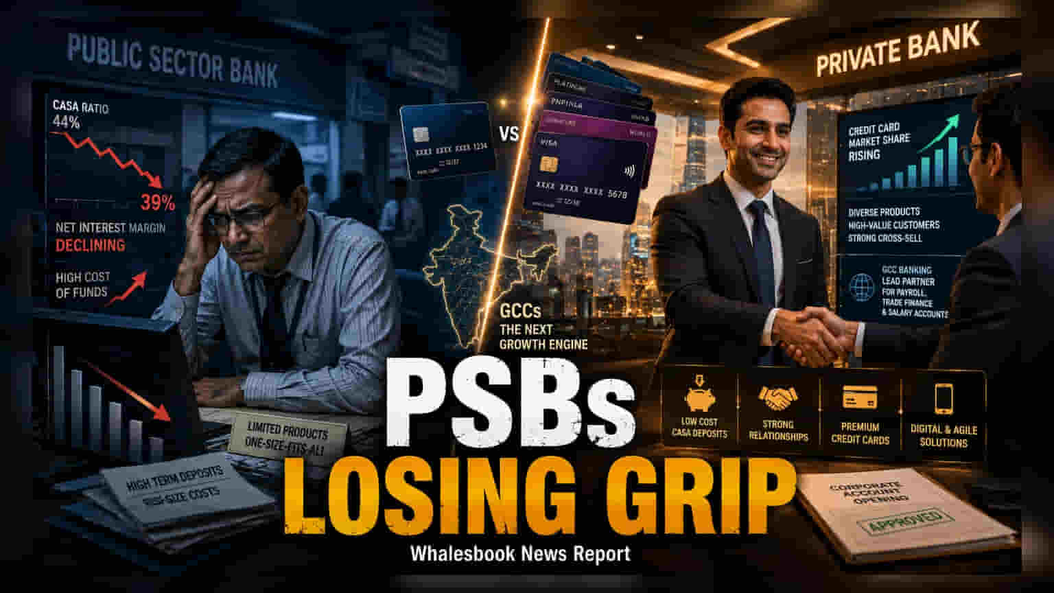 सरकारी बैंकों पर संकट! प्राइवेट बैंकों ने छीनी प्रीमियम Banking मार्केट, घट रहा CASA डिपॉजिट