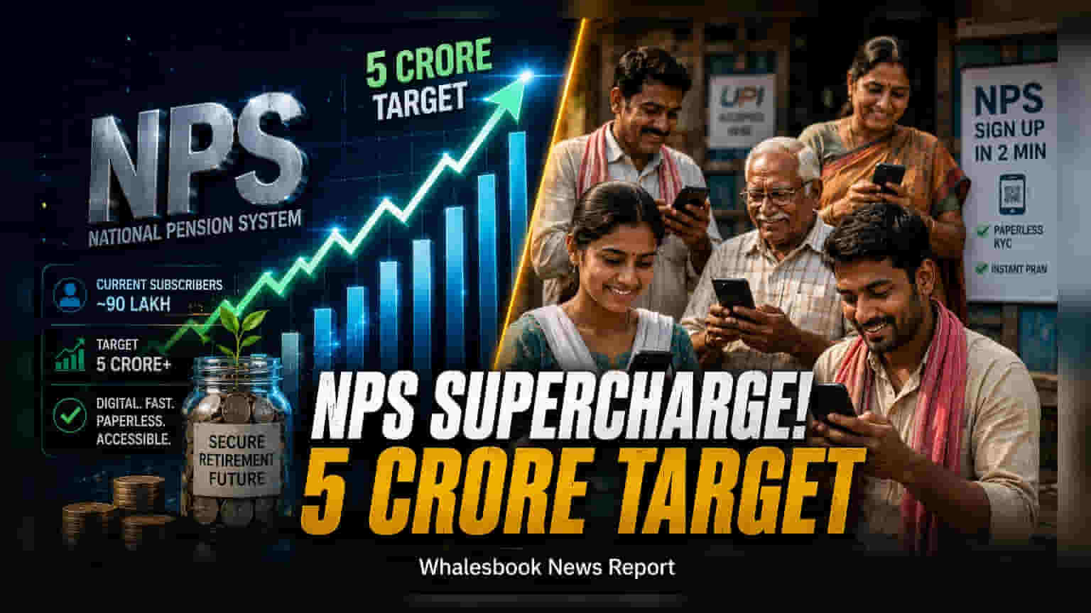 PFRDA का बड़ा प्लान: NPS सब्सक्राइबर्स का लक्ष्य 5 करोड़ के पार, नई डिजिटल प्लेटफॉर्म्स से होगा आगाज